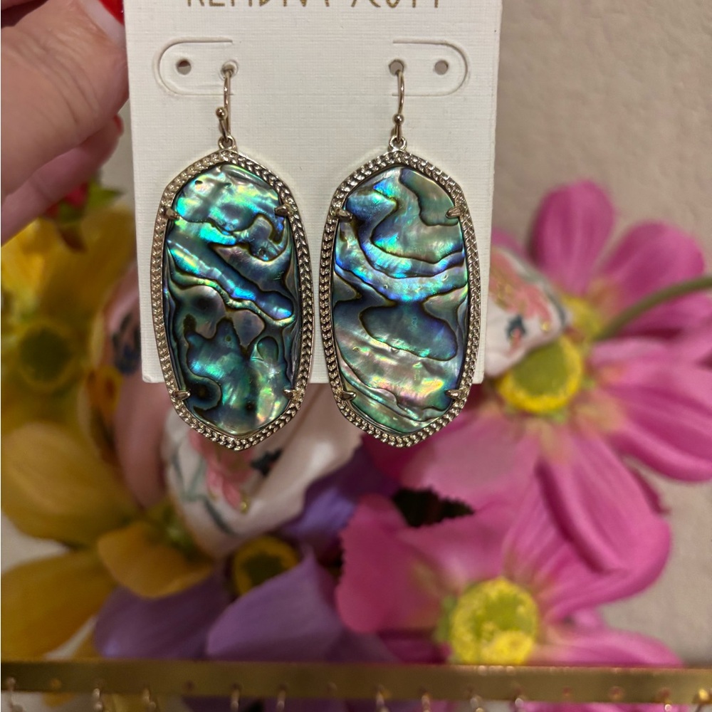 Kendra Scott |  Abalone Danielle earrings set gold